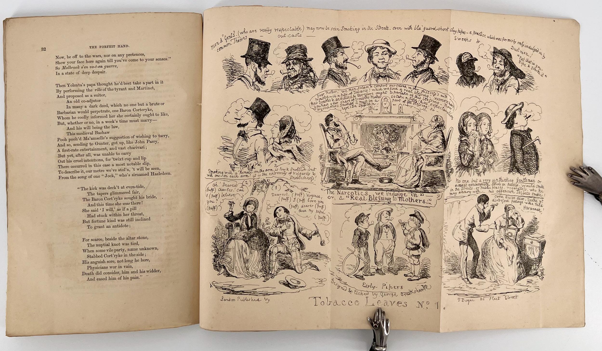19th Century George Cruikshank's Magazine – 2 issues For Sale