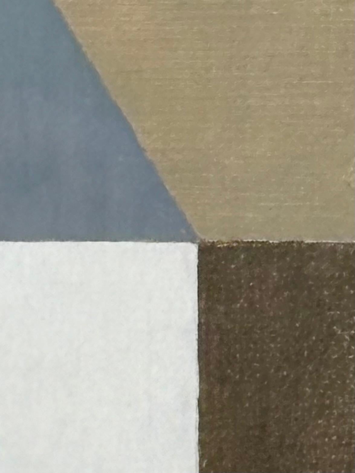Fine XX secolo George Dannatt, (1915-2009)  Concentrazione di triangoli', Olio su tavola 1994