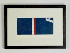 George Dannatt  (1915-2009), British,  'Little Red Fault Study' 1974