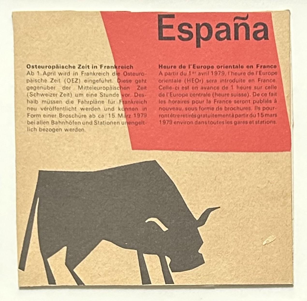 Travel motifs: España, Travel Ephemera, 1983 - Abstract Mixed Media Art by George Dannatt