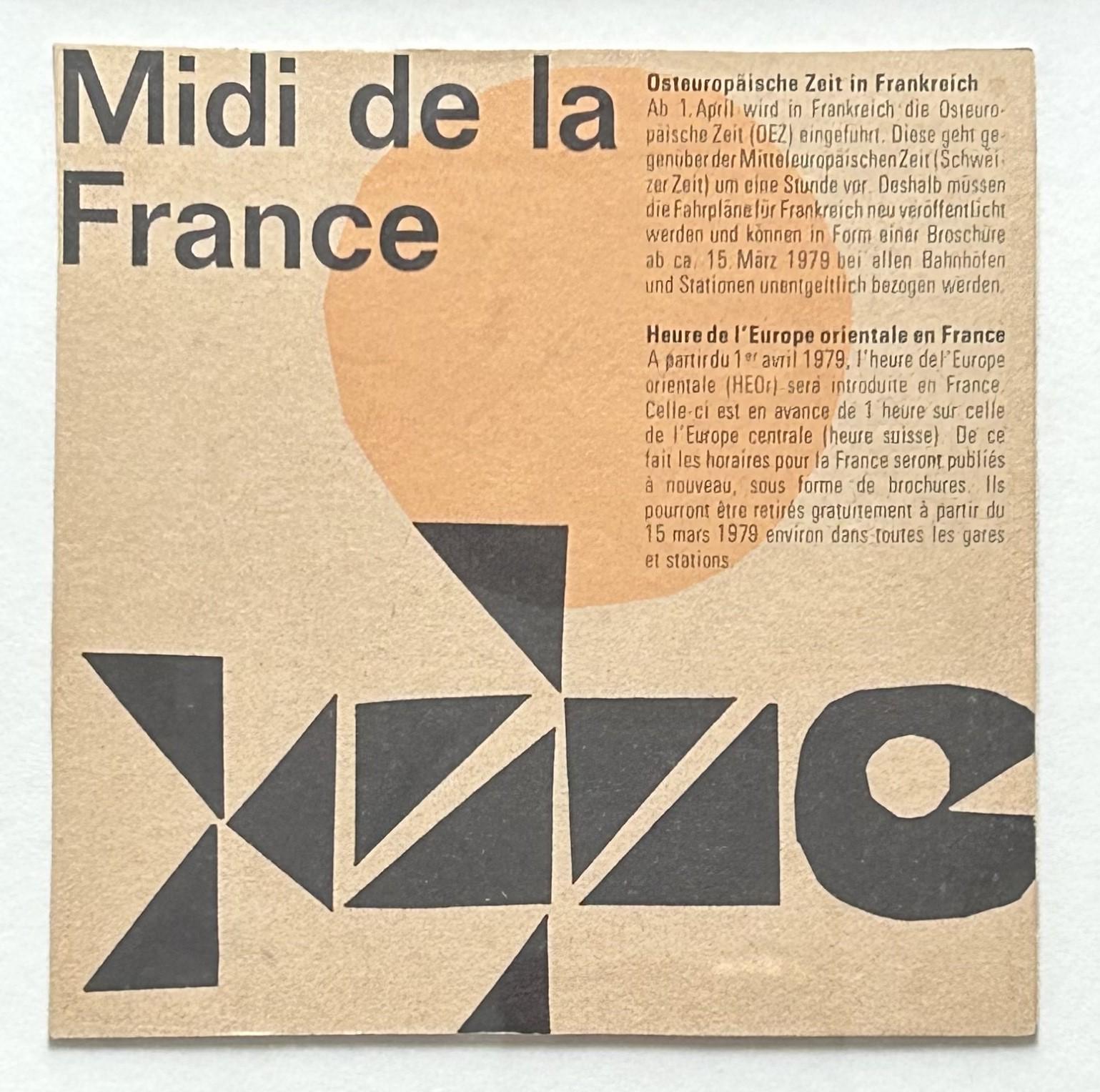 motifs de voyage : Midi de la France, Travel Ephemera, 1983 - Abstrait Mixed Media Art par George Dannatt