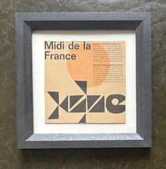 motifs de voyage : Midi de la France, Travel Ephemera, 1983