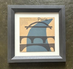 motifs de voyage : Paris Travel Ephemera, 1983