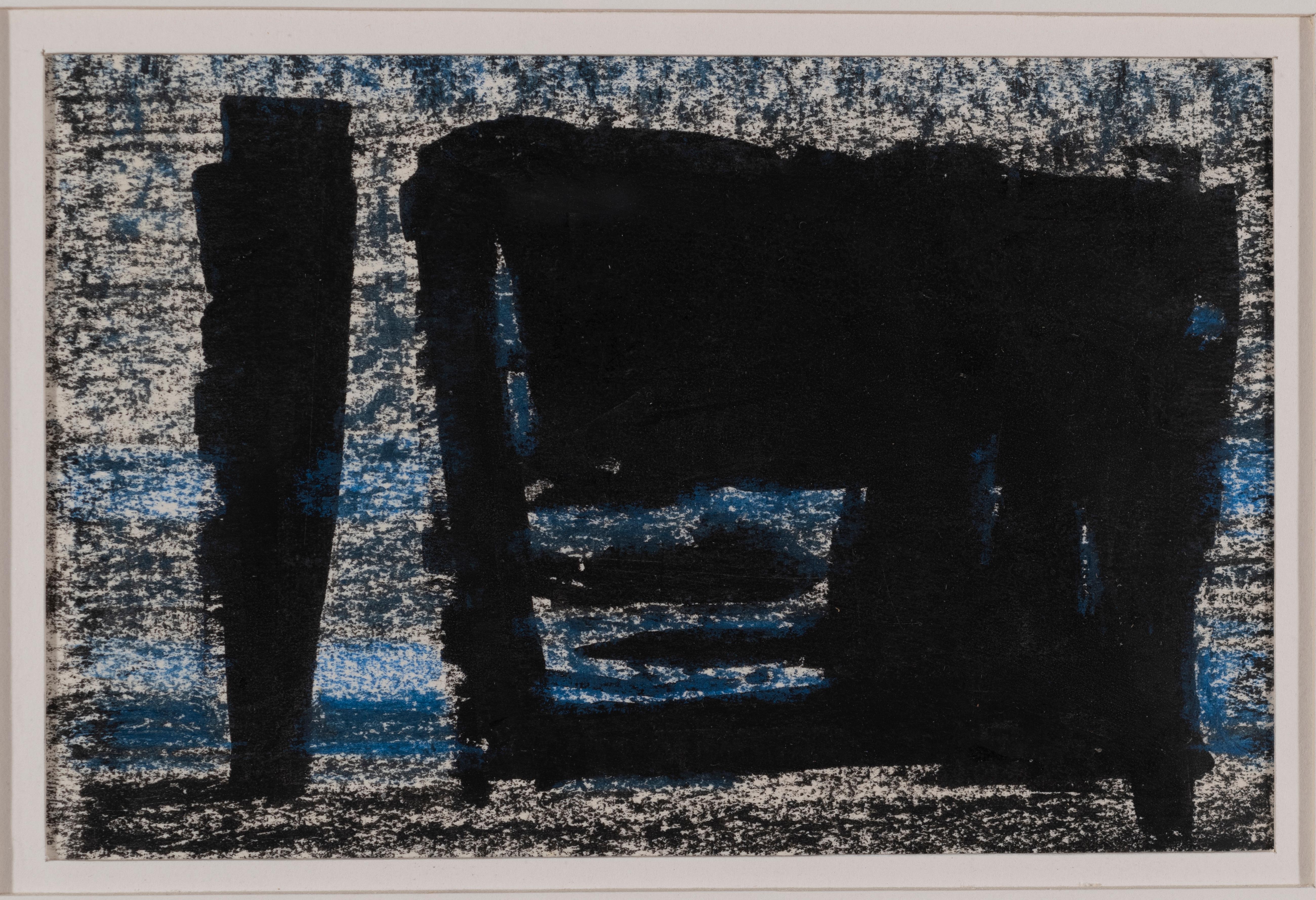 George Dannatt Abstract Painting – Schwarzstein Ledge No  1