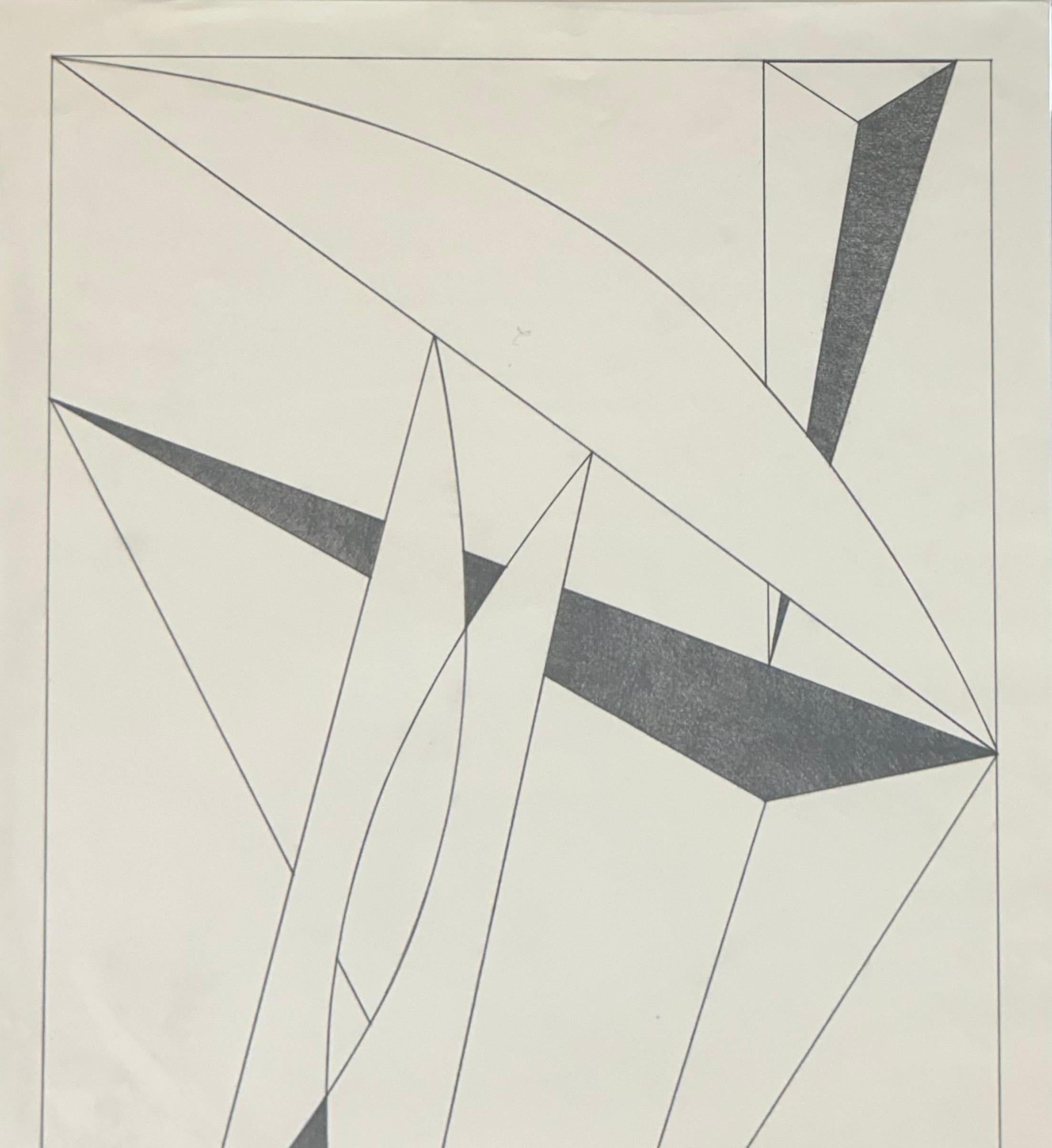 George Dannatt (1915-2009)
Formulare in Equipoise Nr. 2 - Version 1 
1977
Medium: Bleistift  auf dem Papier  
Bild: 72,0 x 46,5 cm
Referenznummer: 414/2

George Dannatts lange Karriere als Maler und Bildhauer endete mit dem Tod des Künstlers im Jahr