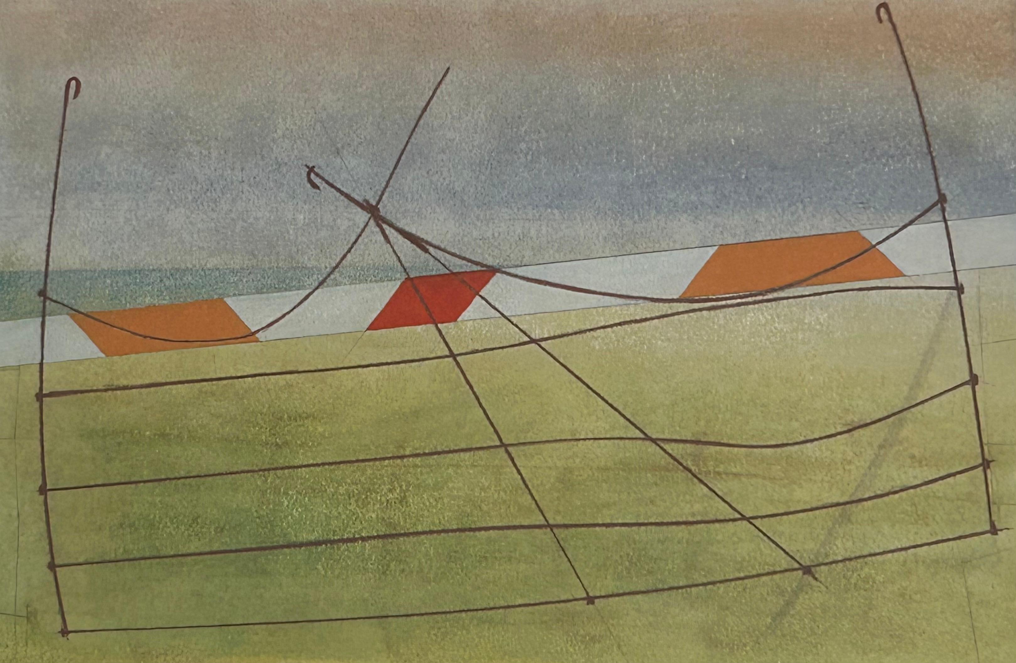 Tore Nr.1 (Beige), Abstract Painting, von George Dannatt