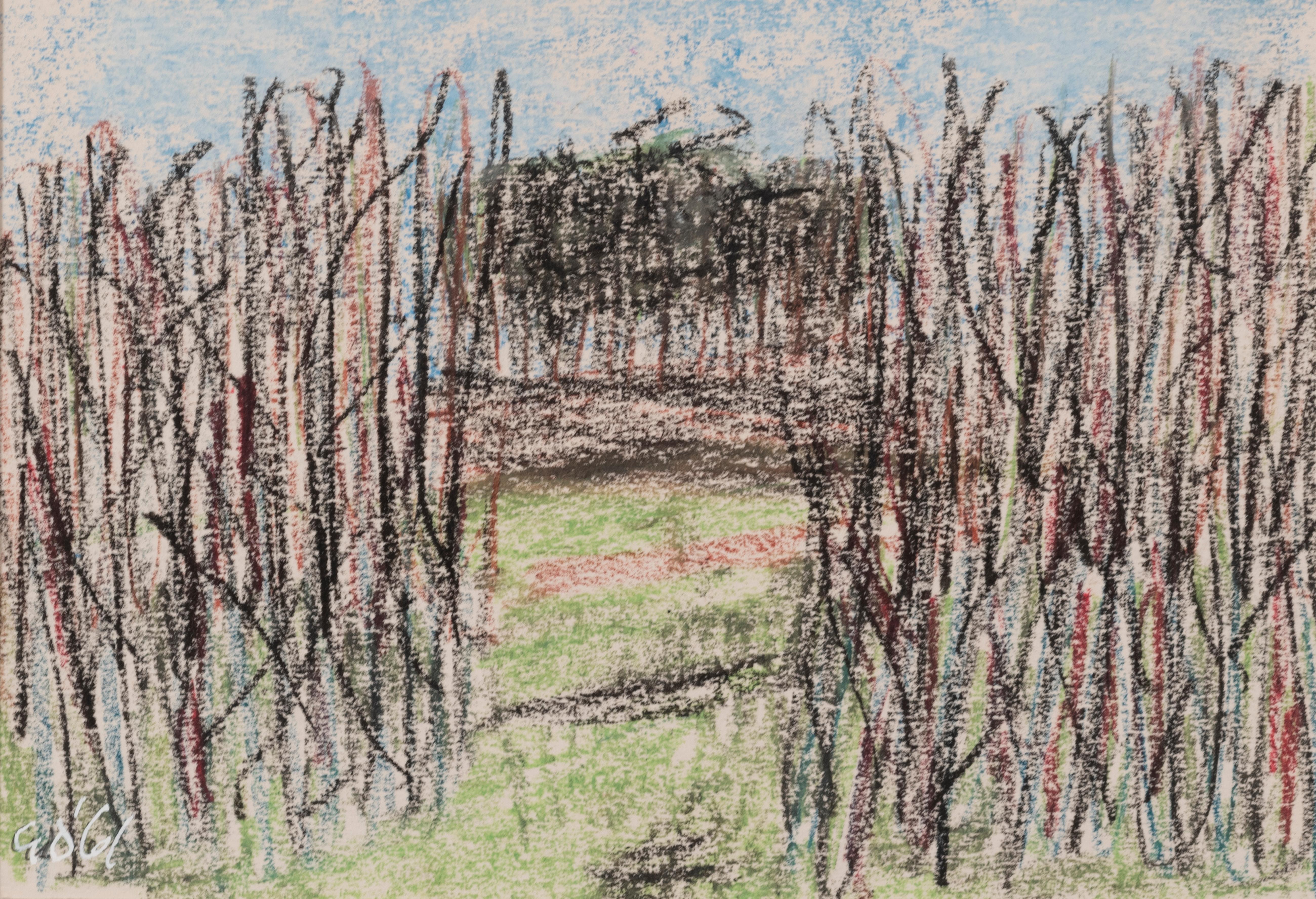 Abstract Painting George Dannatt - Nower's Copse