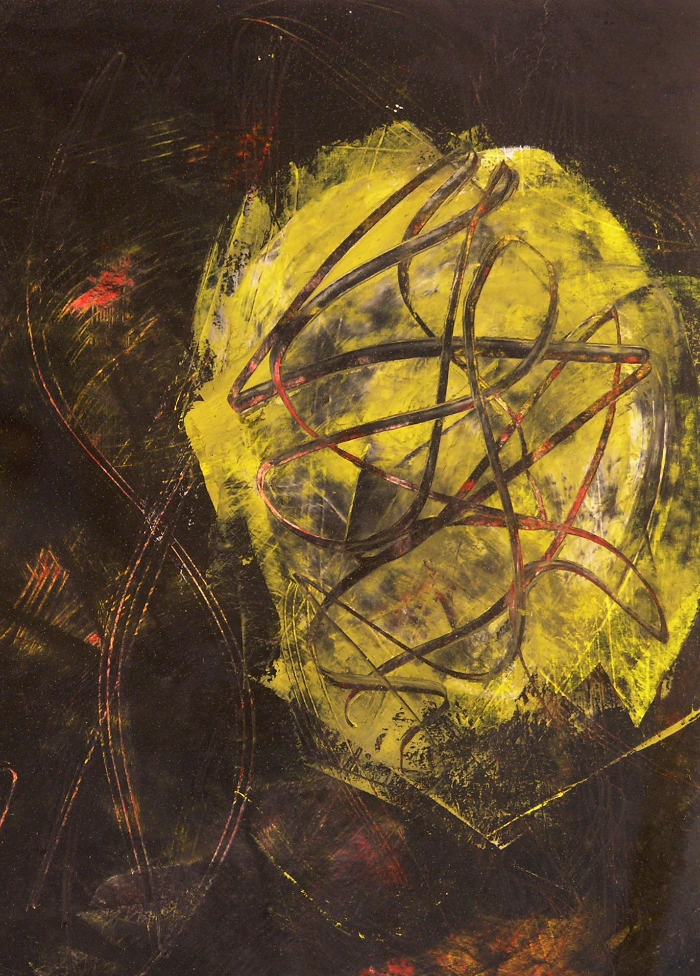 Pittura 1960 - Painting Astratto di George Dannatt