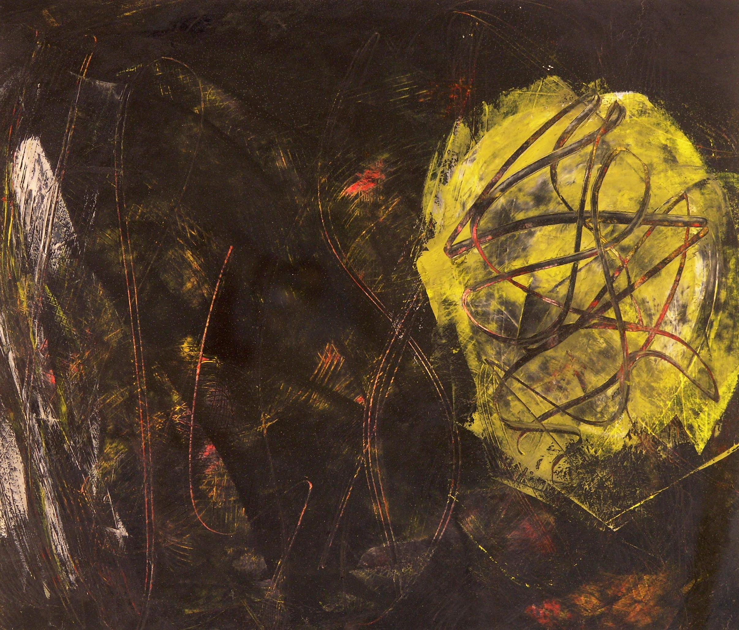 Abstract Painting di George Dannatt - Pittura 1960