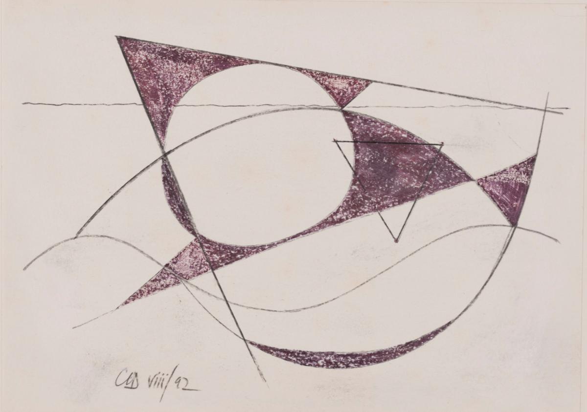 George Dannatt Abstract Drawing - Portland Structured Landscape
