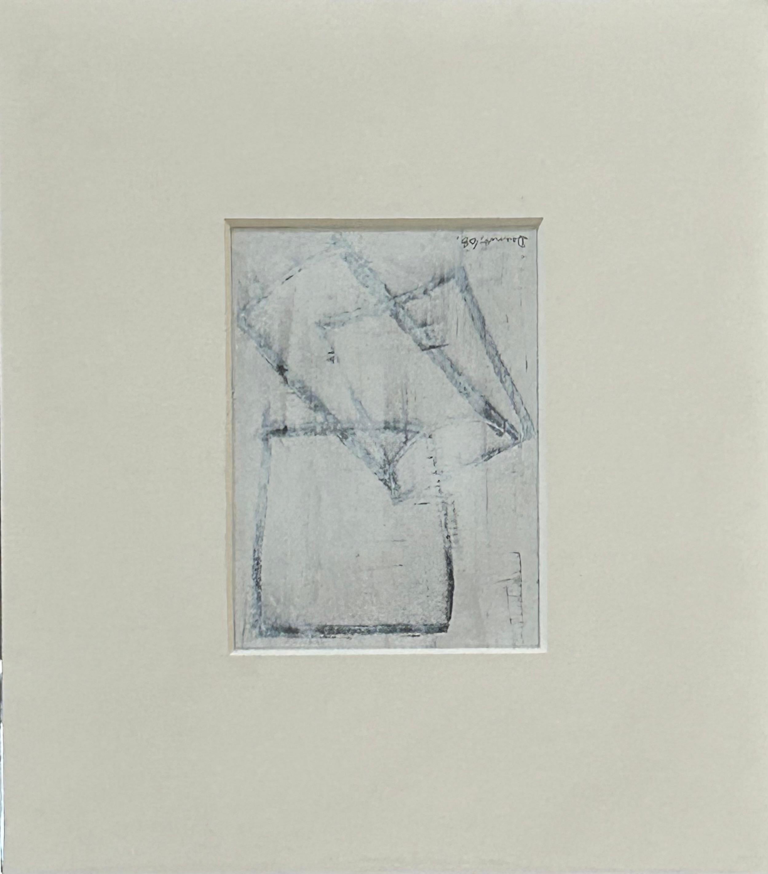 George Dannatt (1915-2009)
Series of Small Paintings in Graphite & 
Pencil  
2009
Medium: Graphite, pencil & white oil on paper  
Image: 13.0 x 9.2 cm
Mount: 27.0 x 23.3 cm
Reference No:  1650/1 



George Dannatt’s long career as a painter and