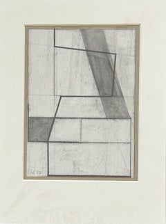 Small Abstract Graphite Drawing, 2000-2009, Unframed