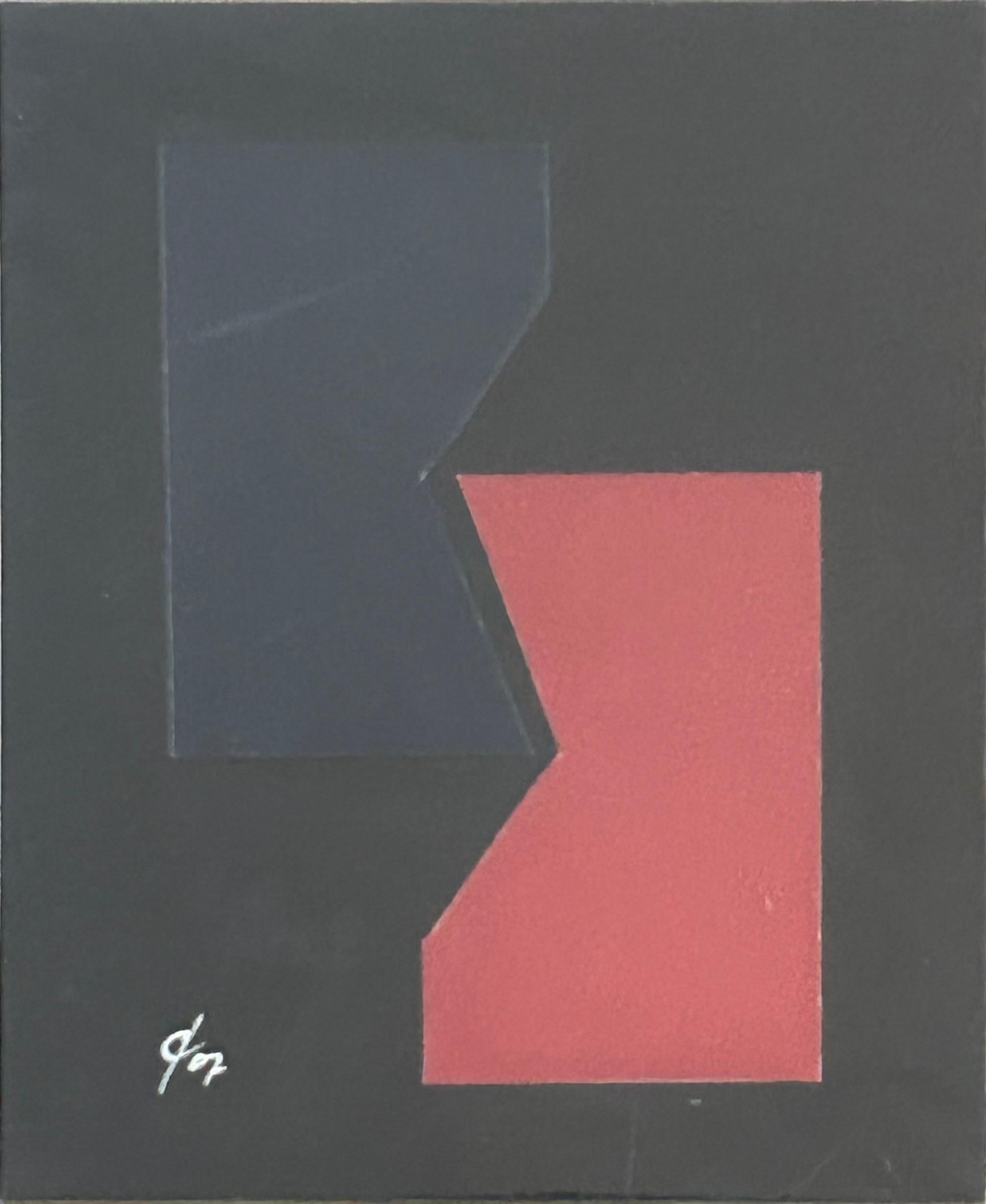 Untitled Collage - Painting de George Dannatt