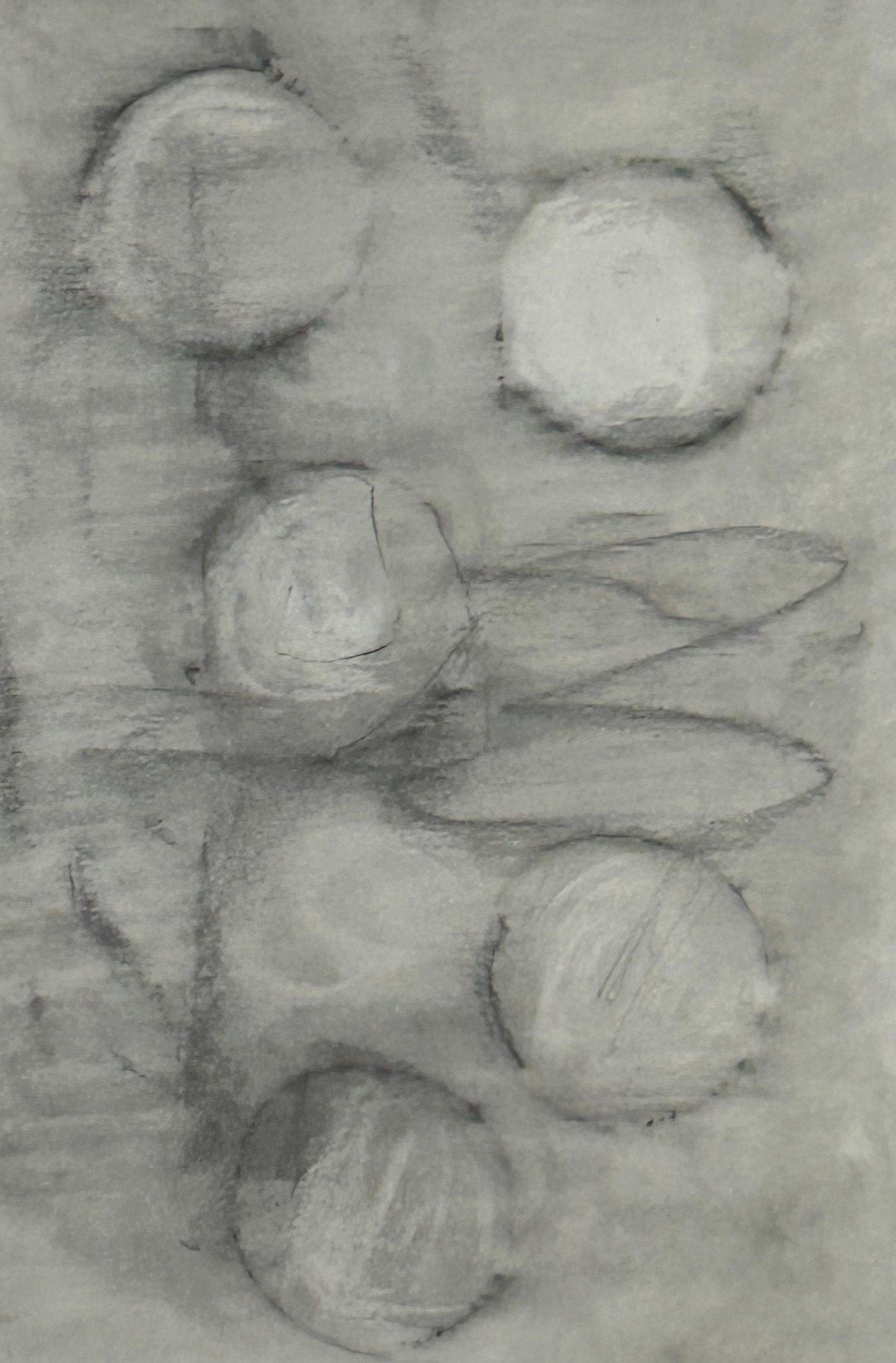 Untitled Drawing - Abstract Drawing Gris de George Dannatt