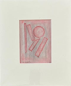 Untitled Abstract Painting, Mixed Media on Paper, 1992, Unframed