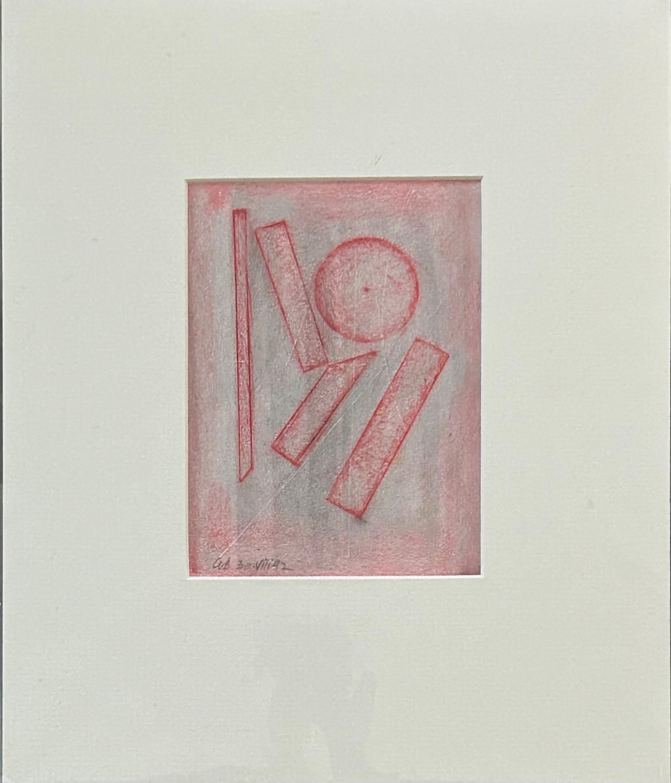 Untitled - Abstrait Painting par George Dannatt