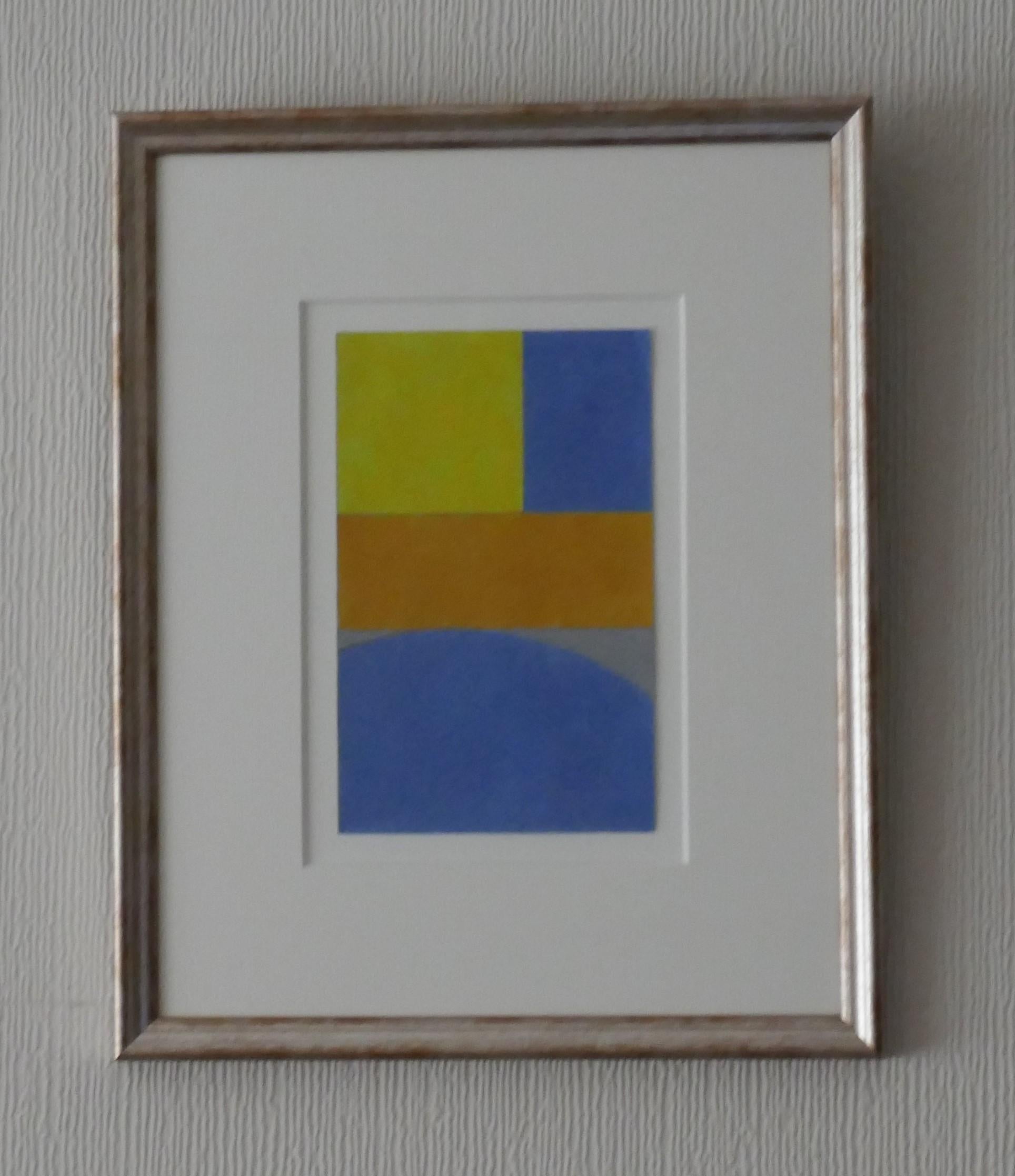 Sans titre - Gris Abstract Painting par George Dannatt