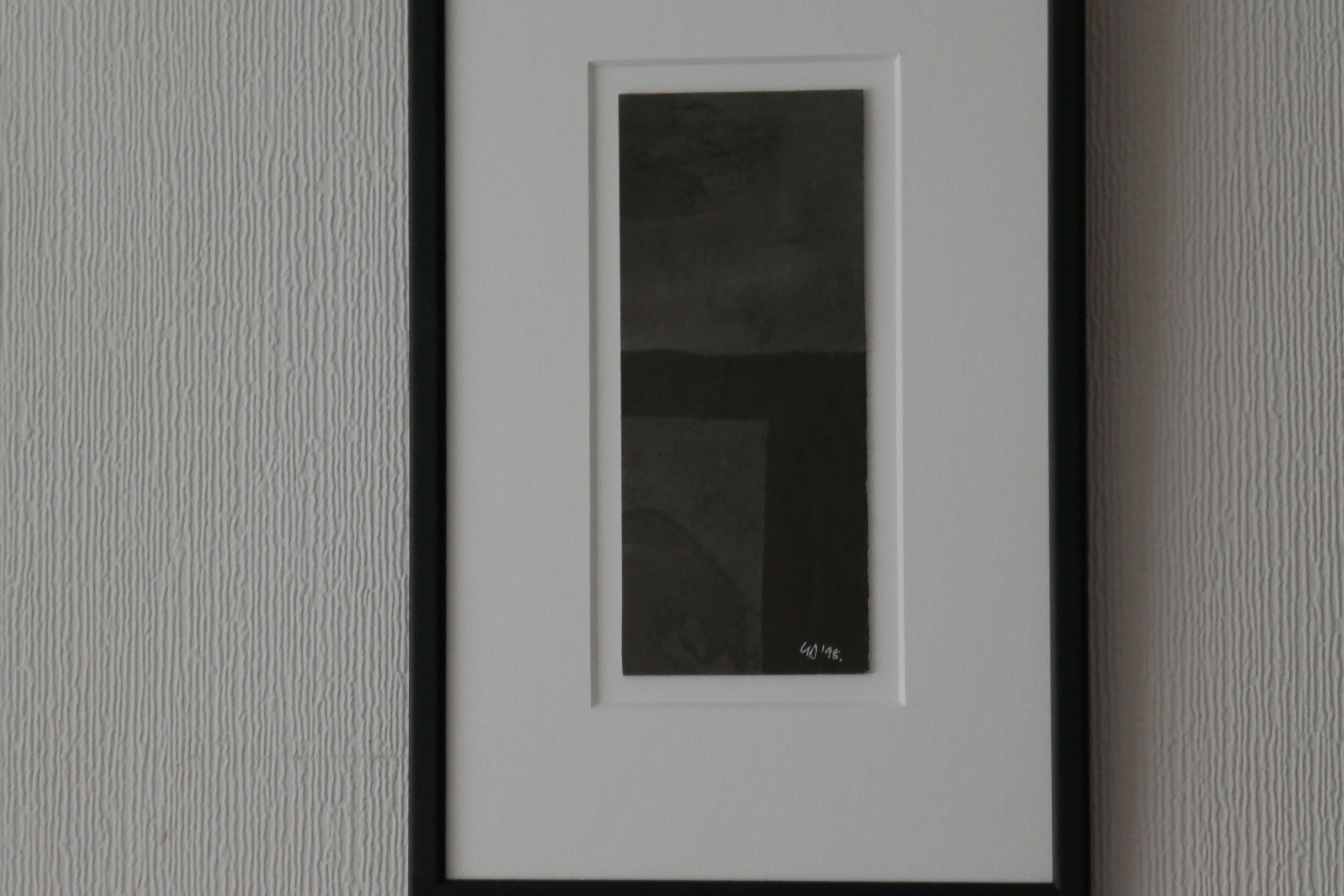 Untitled - Gris Abstract Painting par George Dannatt