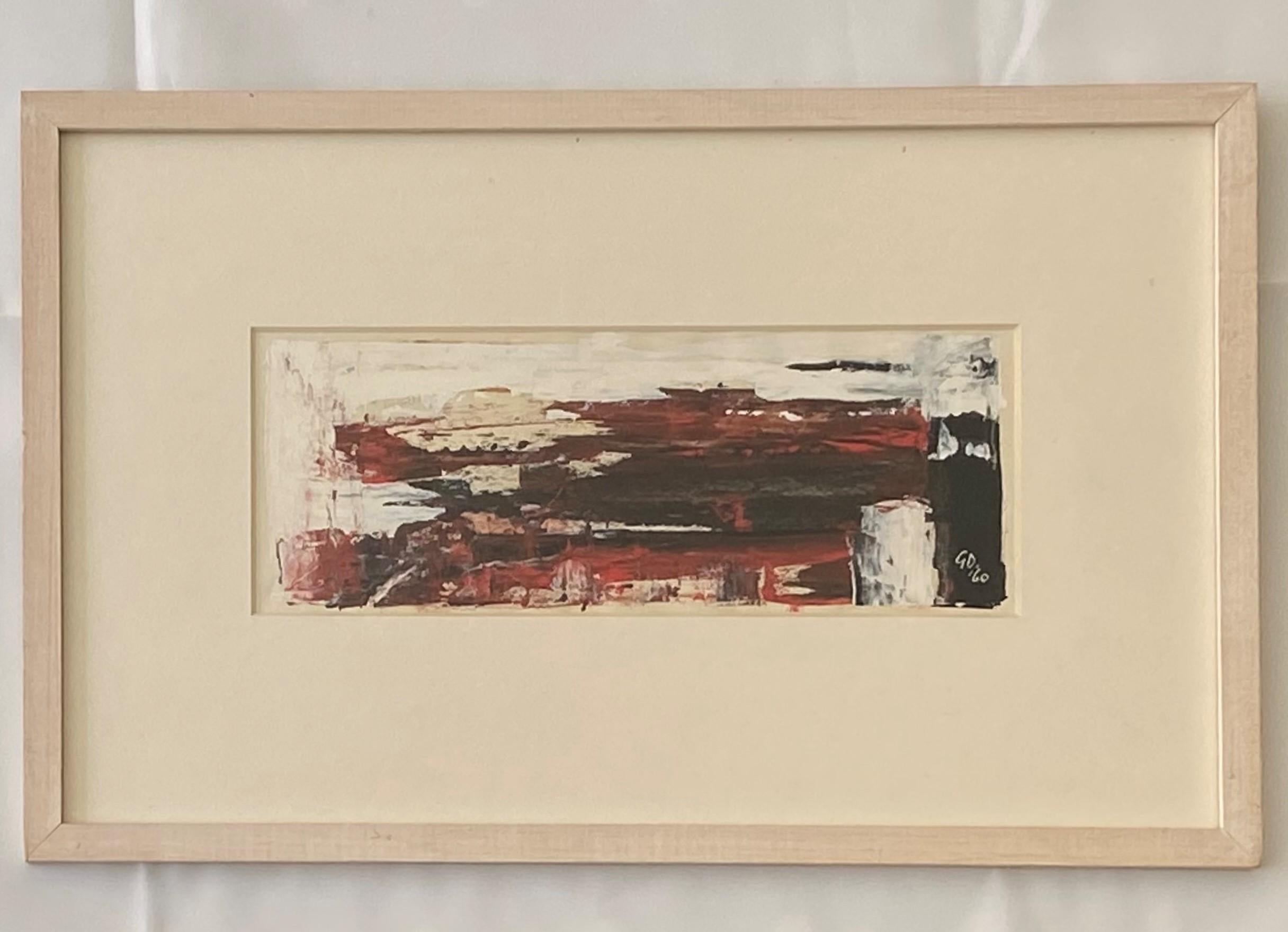 Whiting - Painting Astratto di George Dannatt
