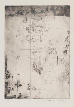 Dartmoor Etching by George Dannatt, Abstract, Signed, Ed. 5/10, 1996