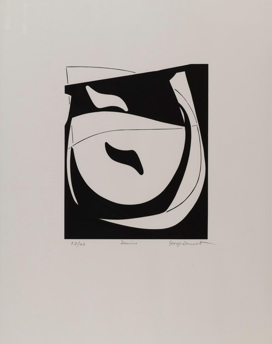 Domino - Abstract Print by George Dannatt