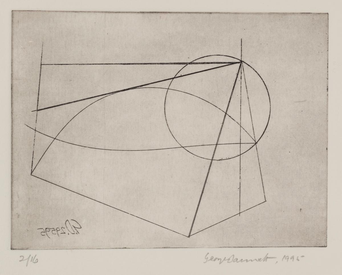 Line Drawing No.1 - Print by George Dannatt