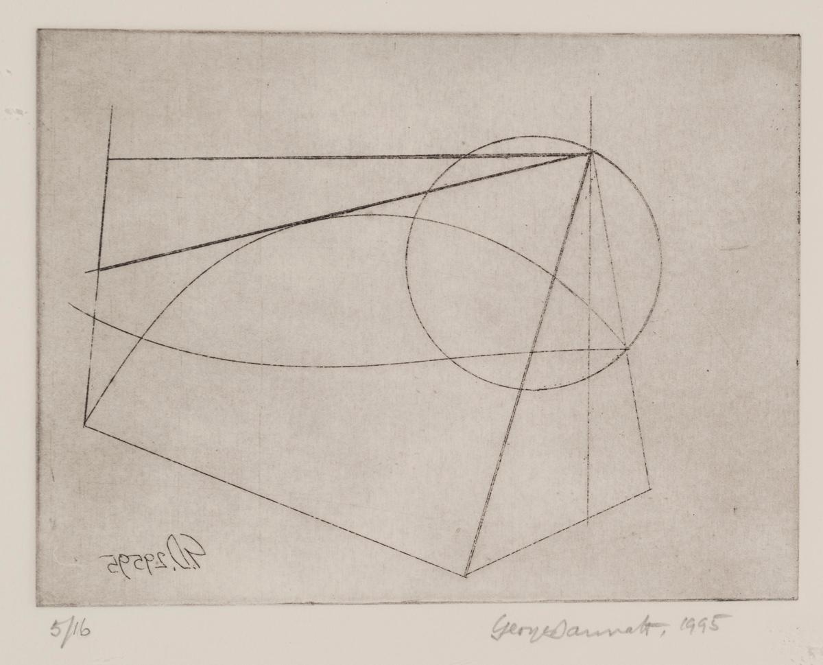 George Dannatt (1915-2009)
Line Drawing No.1
1996
Etching
Editions available: 9/16
signed by George Dannatt
Image measures: 12.5 x 16.5 cm
Unframed 


George Dannatt’s long career as a painter and sculptor ended with the artist’s death in 2009 at