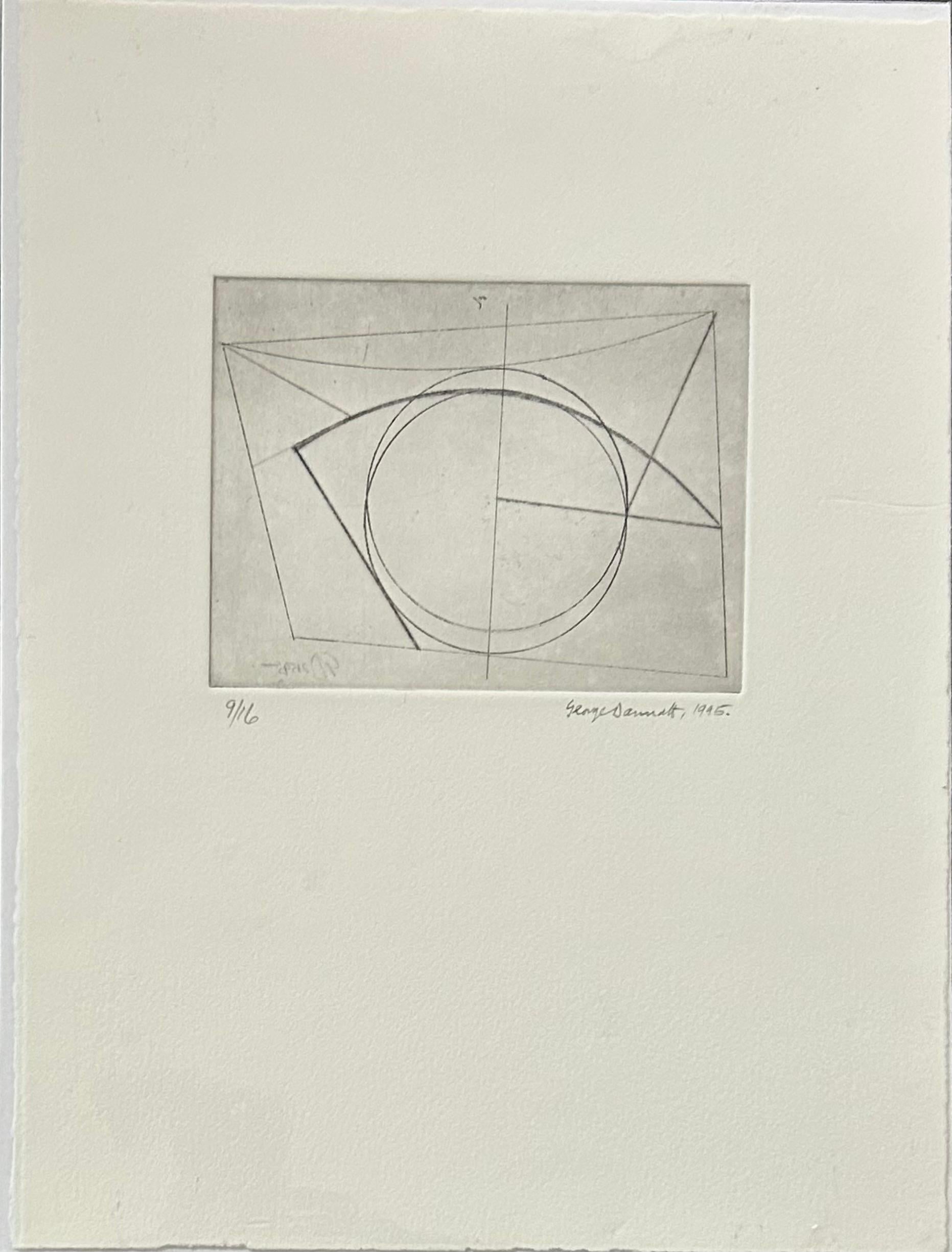 George Dannatt (1915-2009)
Zeichnung Nr. 1 der Linie
1996
Ätzen
Verfügbare Editionen: 19/16
unterzeichnet von George Dannatt
Bildmaße: 12,3 x 16,3 cm


George Dannatts lange Karriere als Maler und Bildhauer endete mit dem Tod des Künstlers im Jahr