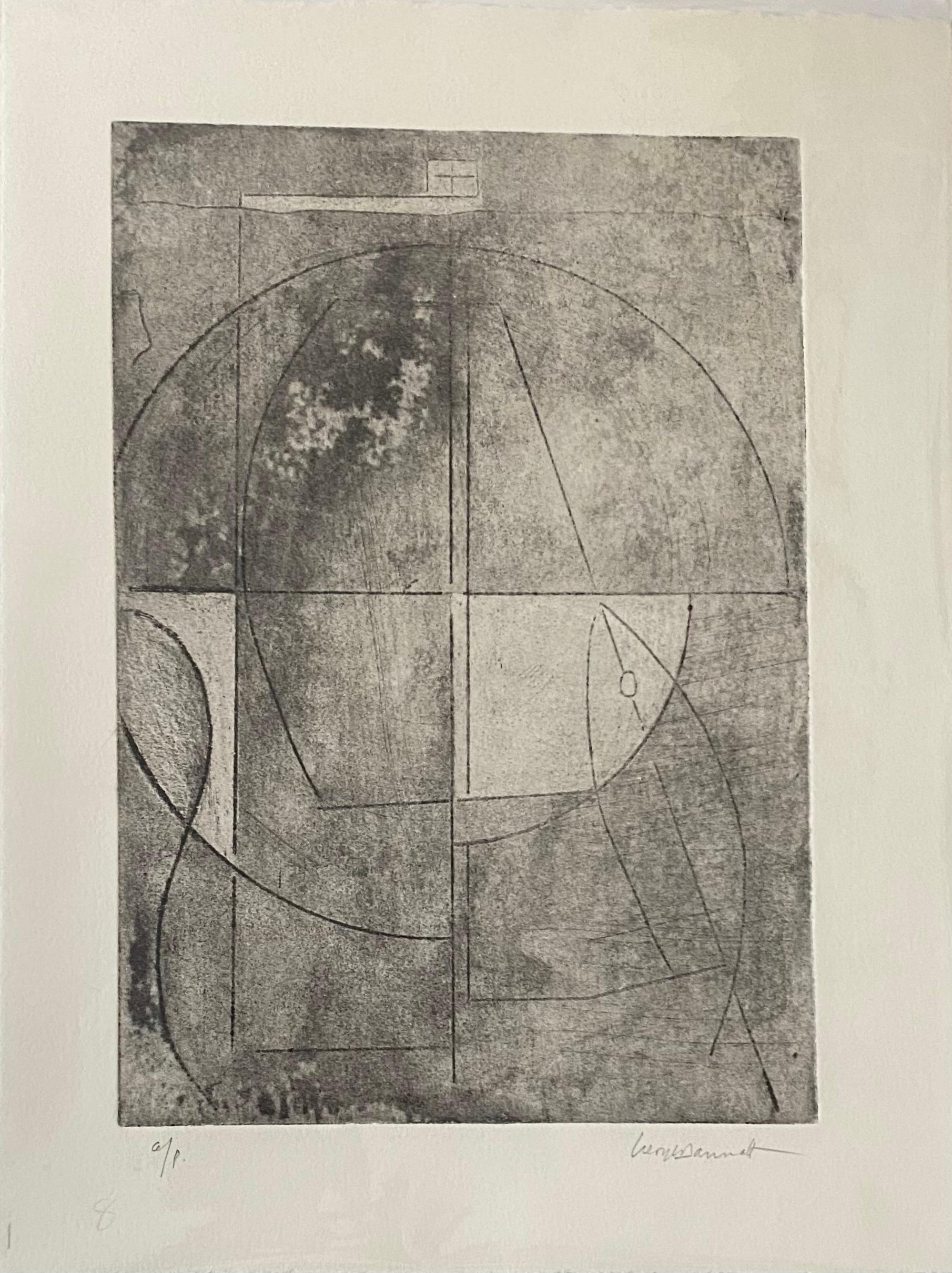 George Dannatt Abstract Print - Untitled