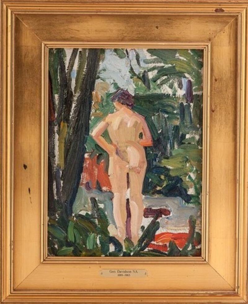 Abstract Painting George Davidson - Nu