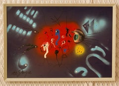 Approach - Abstract Space Sci Fi Collage - Mid 20th Century by George De Goya