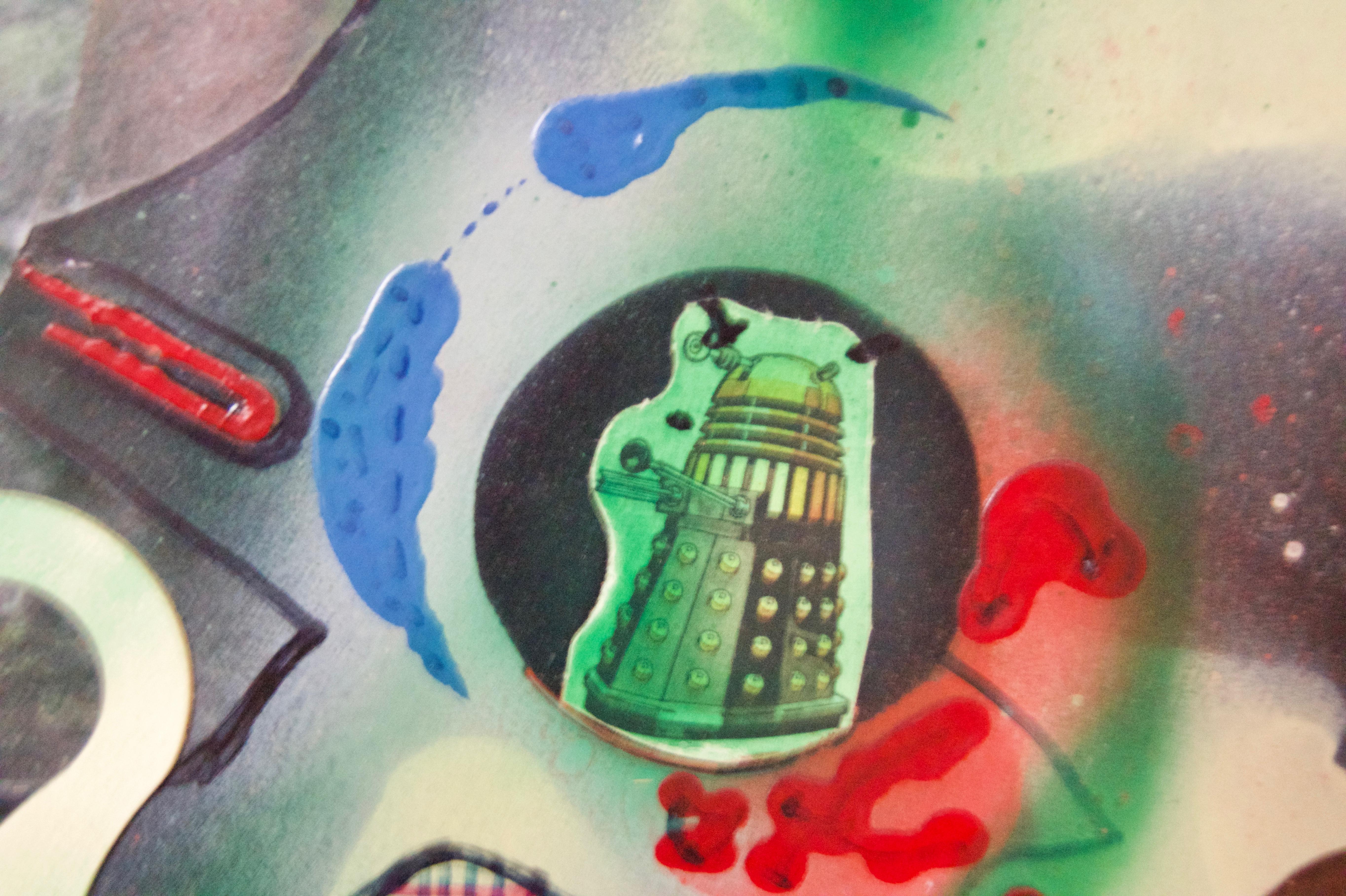 Conquerors Q - Abstract Dr Who Sci Fi - Mid 20th Century by George De Goya For Sale 1