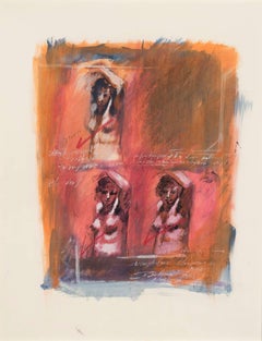 Post-Modern Nude Drawings and Watercolors