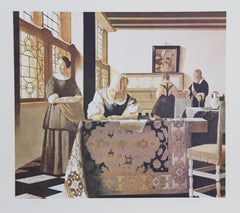 Sienna Vermeer, Lithograph by George Deem