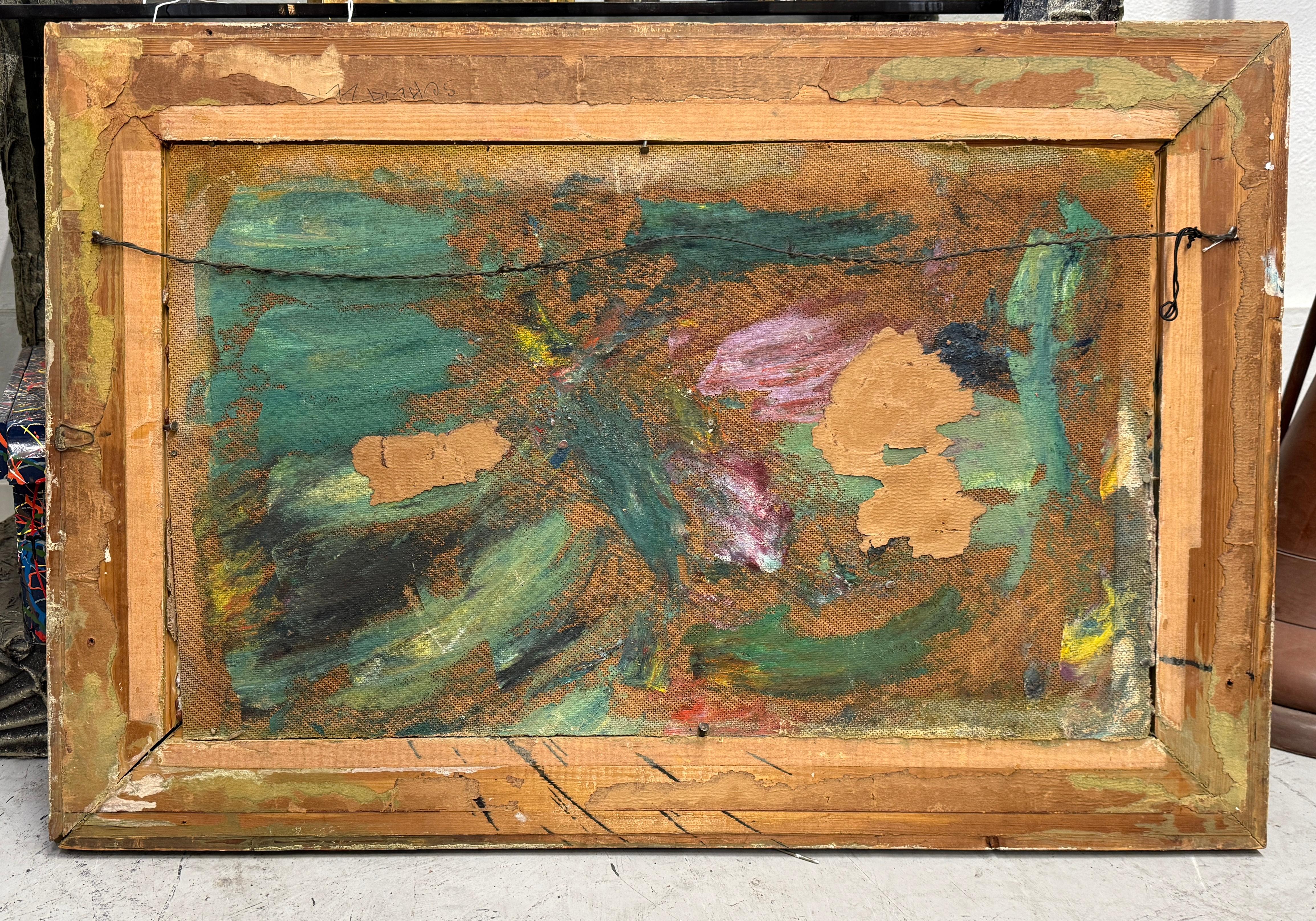 George Dergalis 1961 Construcción en técnica mixta Alto relieve Abstracto en venta 10