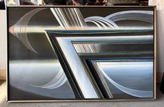 George Dergalis 1971 "Geschwindigkeit des Lichts" Konstruktion Multi Media