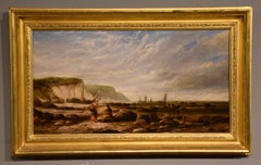 Oil Painting Pair by George Dodgson Callow "On the Isle of Wight"