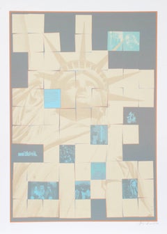 Statue of Liberty, Pop Art Screenprint by George Drexel