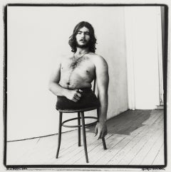 B.J. Robinson [On Stool], 1970s portrait photography of Amputee