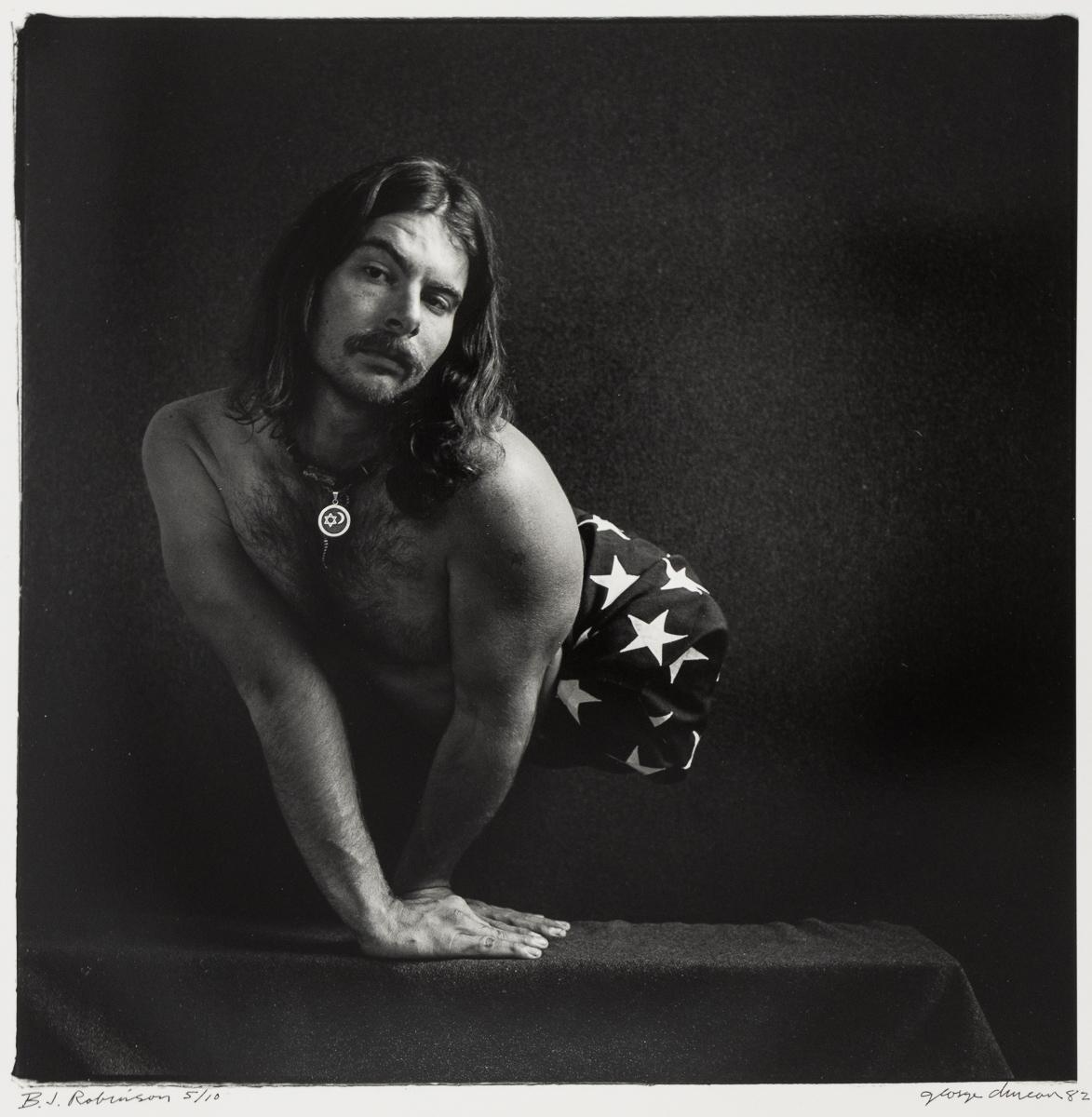 B.J. Robinson [Wearing Navy Signal Flagge] – Photograph von George Dureau