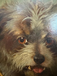 19th century English Dog portrait, a terrier dog or Puppy