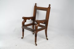 George Edmund Street. Judges armchair designed for The Royal Courts of Justice.