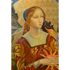 Contemporary Russian Renaissance Style Oil Painting