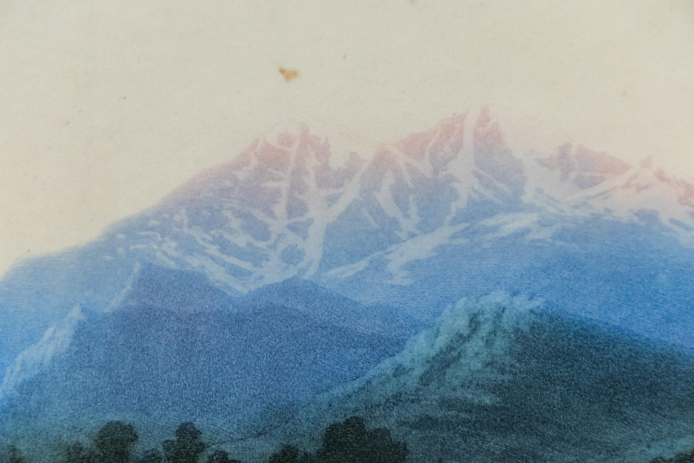 Longs Peak, Estes Park, Colorado, No. 2, Original 1920s Aquatint For Sale 1