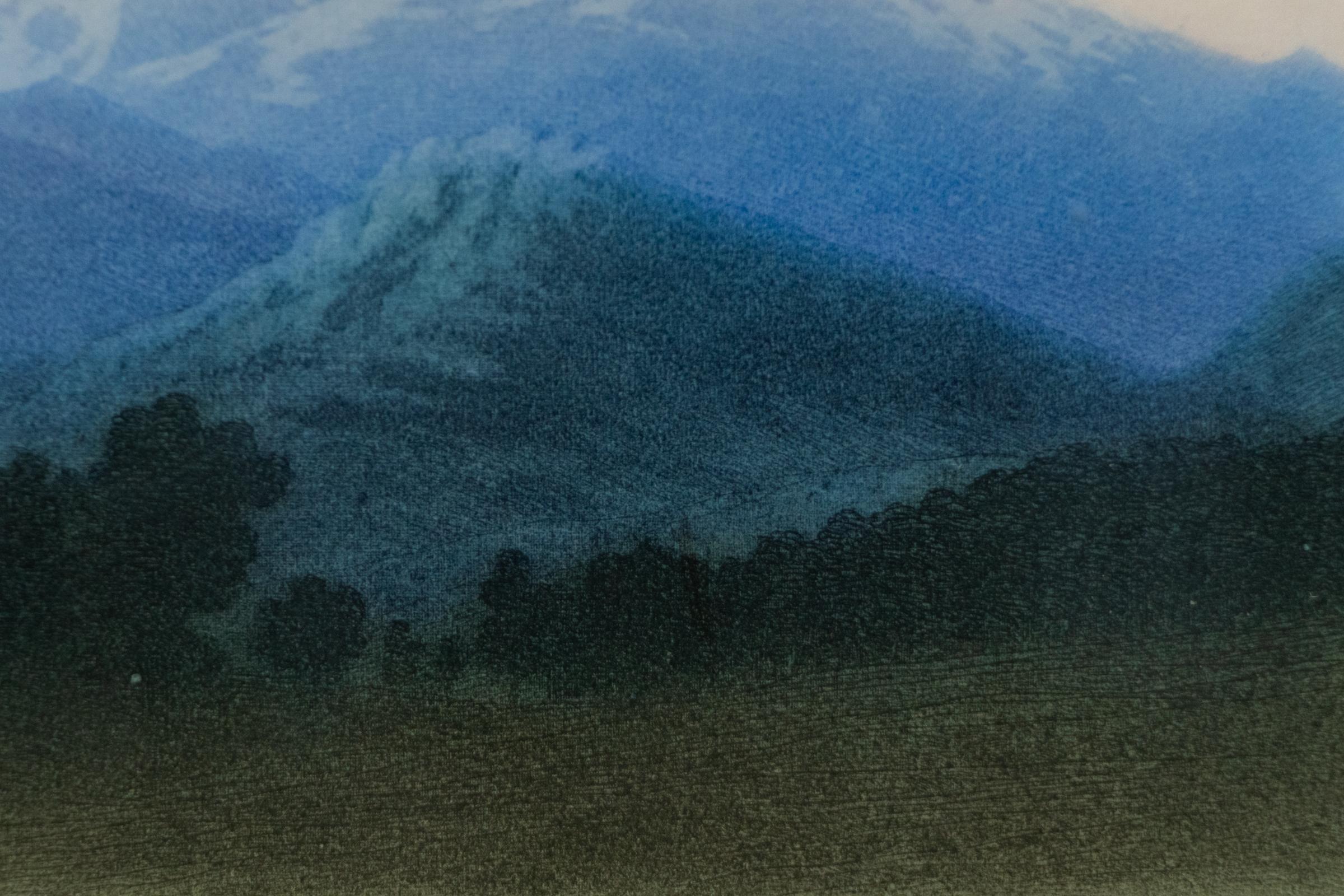 Longs Peak, Estes Park, Colorado, No. 2, Original 1920s Aquatint For Sale 2