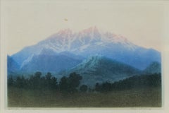 Longs Peak, Estes Park, Colorado, No. 2, acquatinta originale del 1920