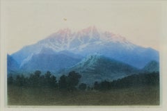 Longs Peak, Estes Park, Colorado, Nr. 2, Original Aquatinta aus den 1920er Jahren