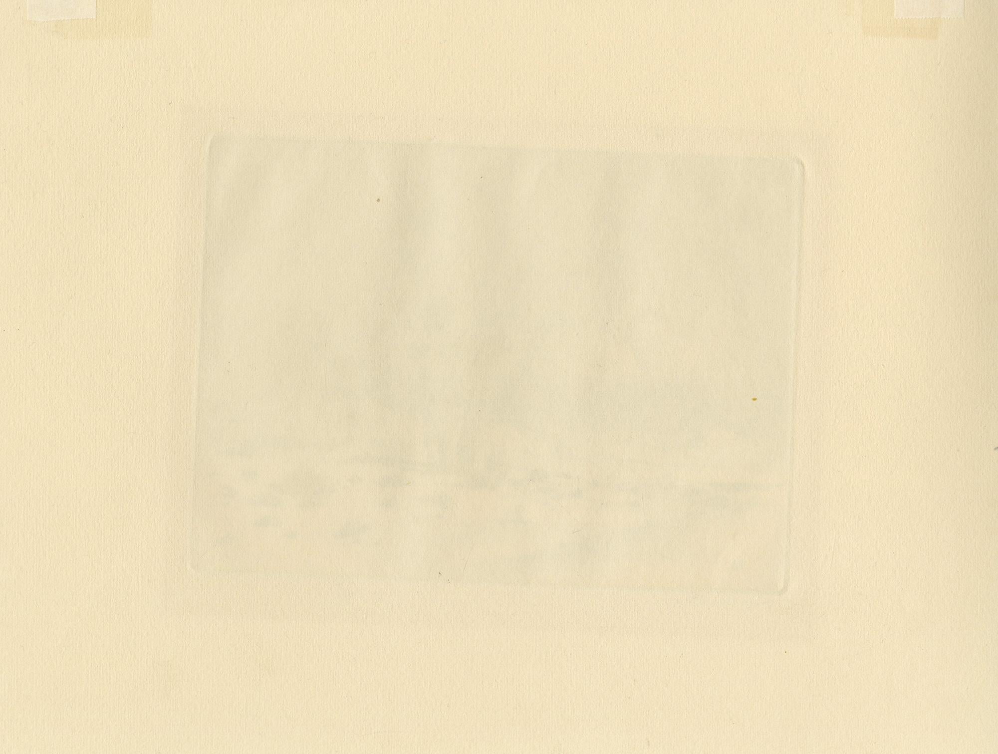 Palo Verde Trees - Realist Print by George Elbert Burr