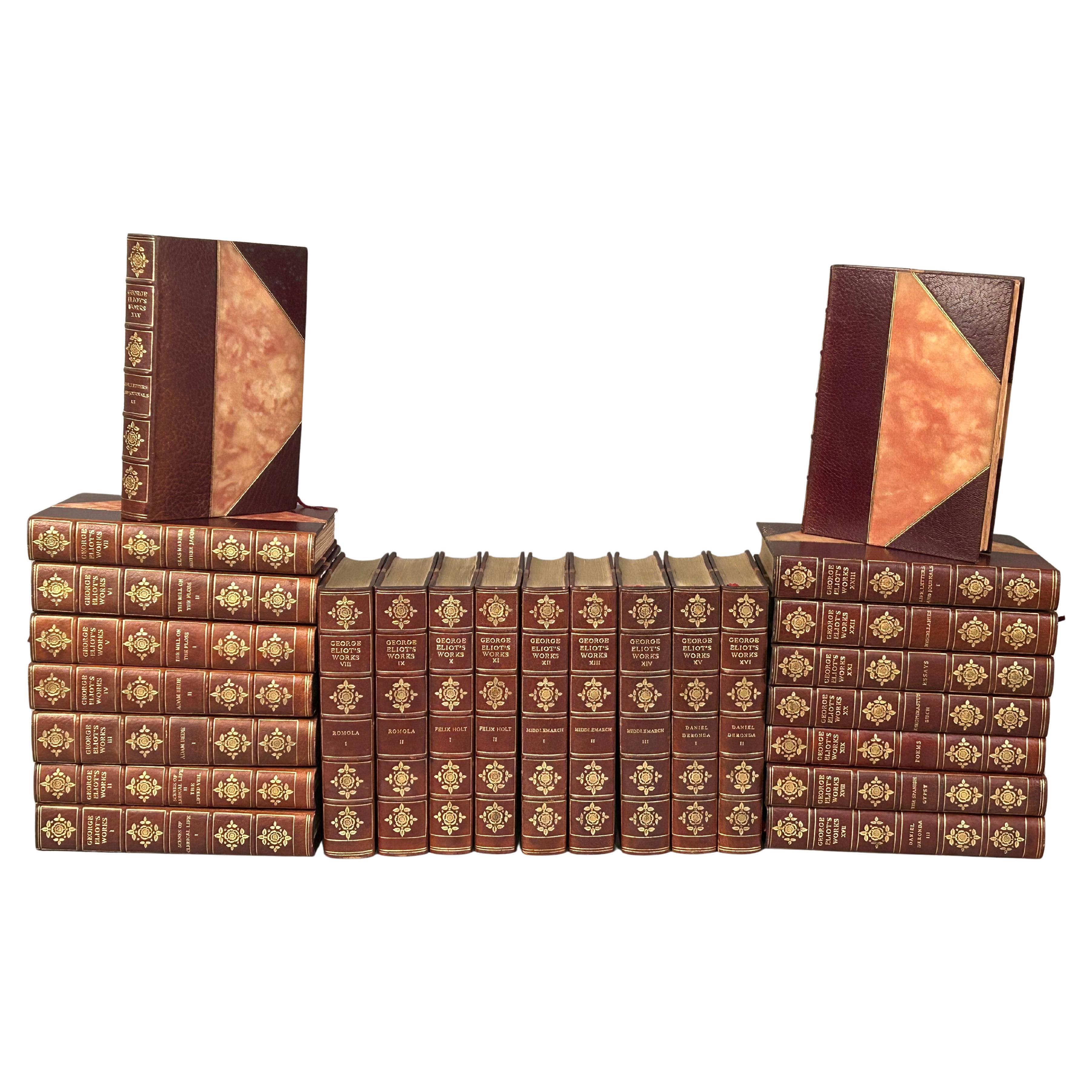 GEORGE ELIOT (1819-1880) Intégrale en vingt-cinq volumes