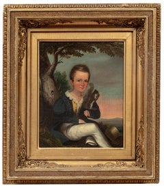 Portrait of a Boy with a Squirrel